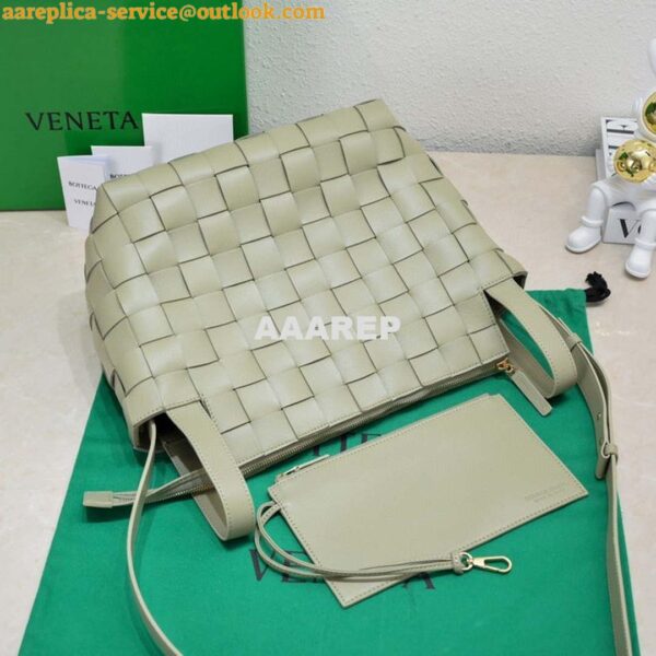 Replica Bottega Veneta BV 7466 Bowling bag Ligth Green 3