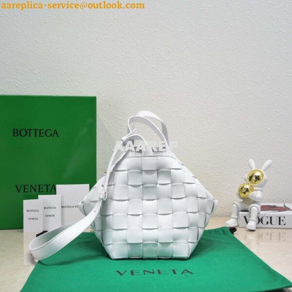 Replica Bottega Veneta BV 7466 Bowling bag White 2