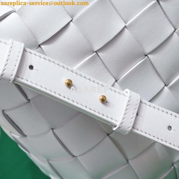 Replica Bottega Veneta BV 7466 Bowling bag White 6