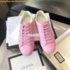 Replica Gucci Men Women's Ace Sneaker with Interlocking G 598527 White 2
