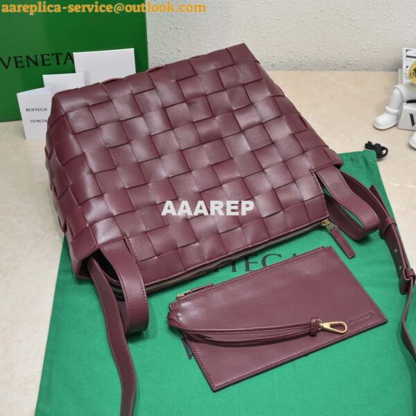 Replica Bottega Veneta BV 7466 Bowling bag Wine Red 5