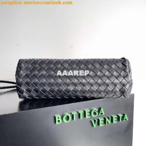 Replica Bottega Veneta BV 754990 Small East/West Andiamo Black 2