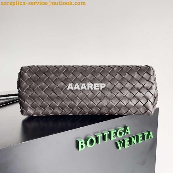 Replica Bottega Veneta BV 754990 Small East/West Andiamo Dark Brown 3