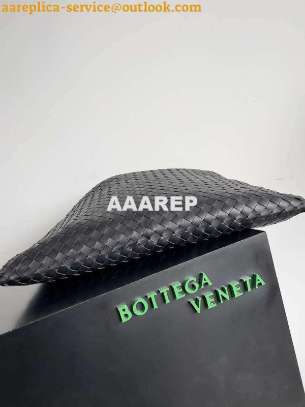 Replica Bottega Veneta BV 763970 Large Hop Fondant Bag Black 7