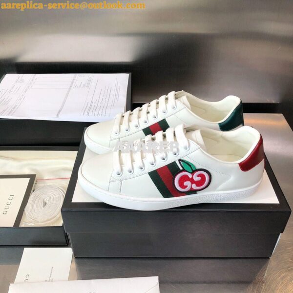 Replica Gucci Men Women's Ace with Embroidered Sneaker 431942 H02