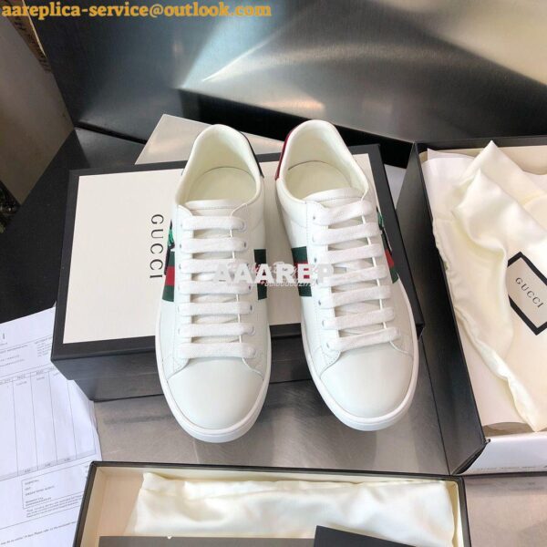 Replica Gucci Men Women's Ace with Embroidered Sneaker 431942 H02 3