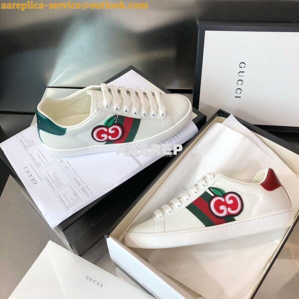 Replica Gucci Men Women's Ace with Embroidered Sneaker 431942 H02 4