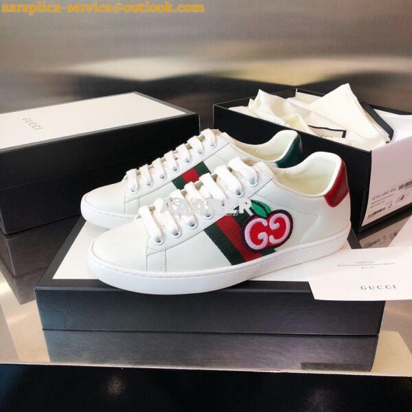 Replica Gucci Men Women's Ace with Embroidered Sneaker 431942 H02 5