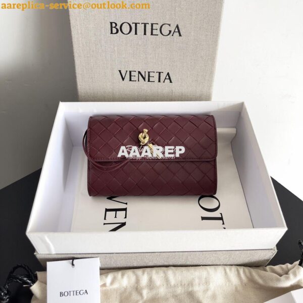 Replica Bottega Veneta BV Andiamo Large Flap Wallet 741504 Lambskin Ba