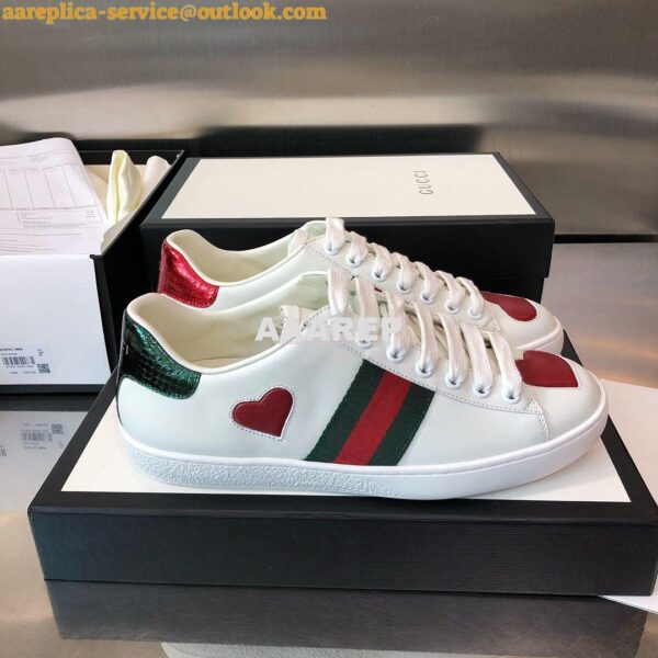 Replica Gucci Men Women's Ace with Embroidered Sneaker 431942 H03 4