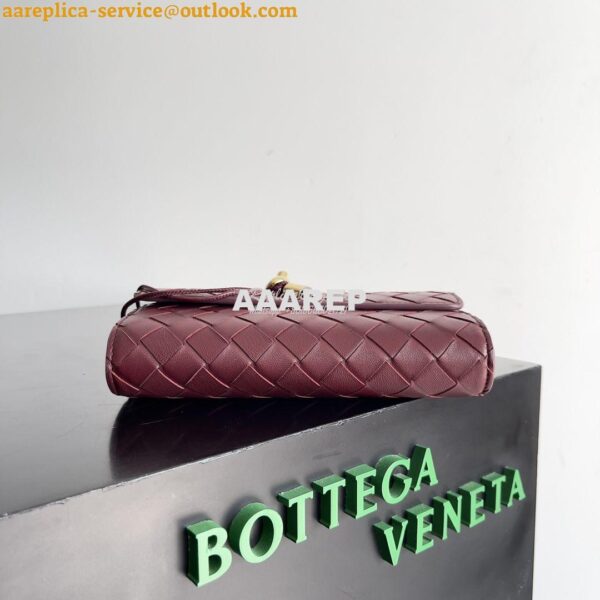 Replica Bottega Veneta BV Andiamo Large Flap Wallet 741504 Lambskin Ba 10