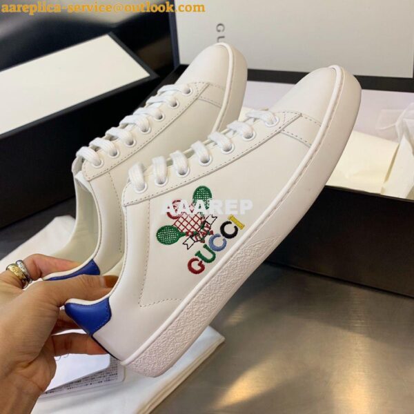 Replica Gucci Men Women's Ace with Embroidered Sneaker 431942 H04 5