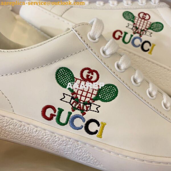 Replica Gucci Men Women's Ace with Embroidered Sneaker 431942 H04 6