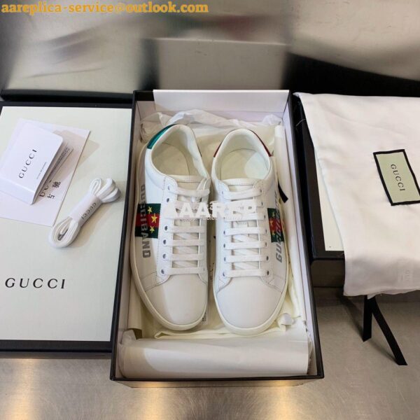 Replica Gucci Men Women's Ace with Embroidered Sneaker 431942 H05 4