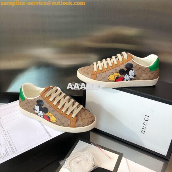 Replica Gucci Men Women's GG Disney x Print Ace Sneaker 431942 H06