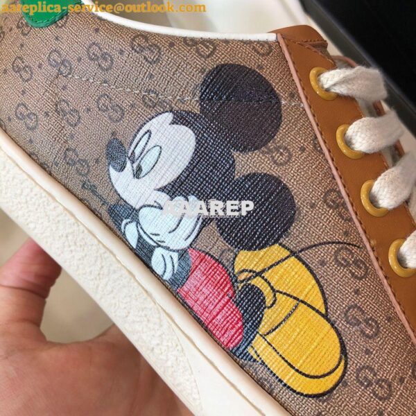 Replica Gucci Men Women's GG Disney x Print Ace Sneaker 431942 H06 6