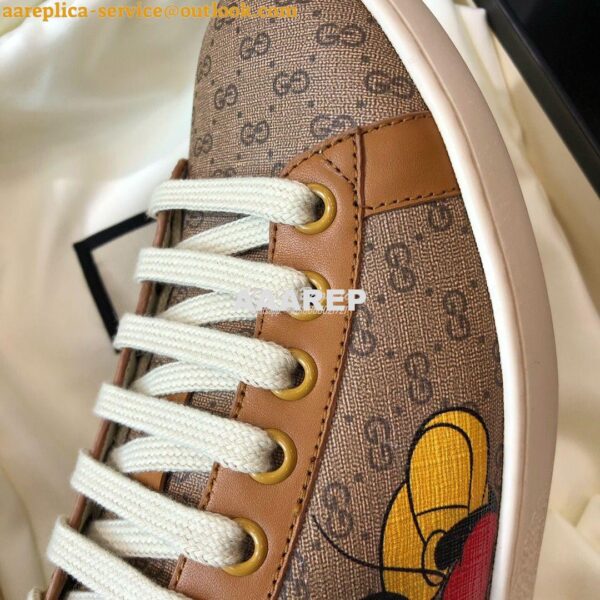 Replica Gucci Men Women's GG Disney x Print Ace Sneaker 431942 H06 8