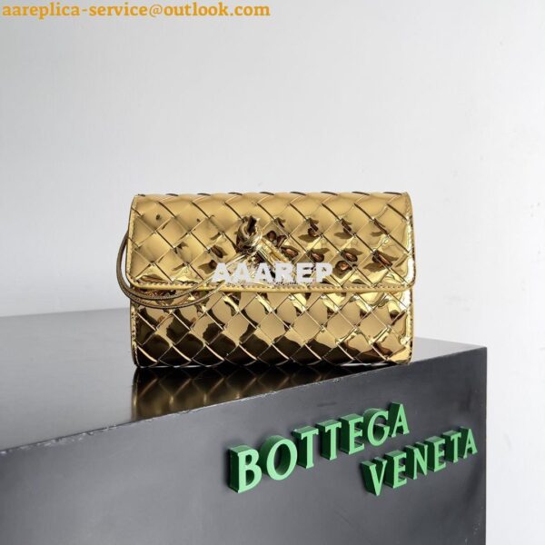 Replica Bottega Veneta BV Andiamo Large Flap Wallet 741504 mirror lami 2