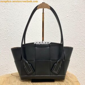 Replica Bottega Veneta BV Arco 33 Bag In French Calf 575943 Black 2