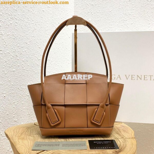 Replica Bottega Veneta BV Arco 33 Bag In French Calf 575943 Brown 3