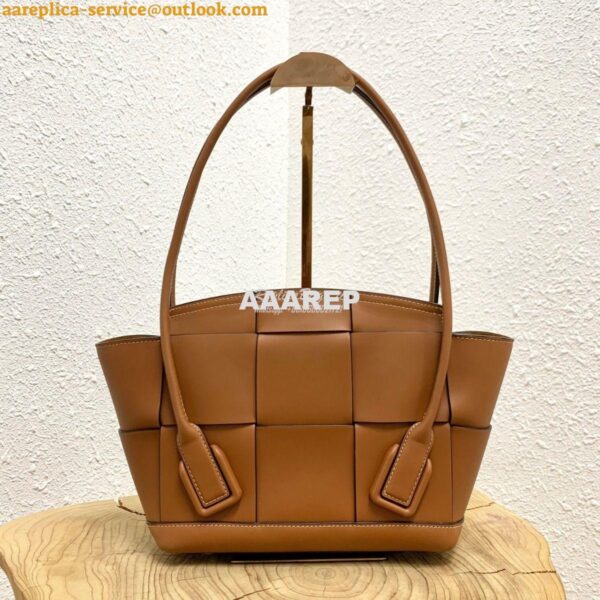 Replica Bottega Veneta BV Arco 33 Bag In French Calf 575943 Brown 3