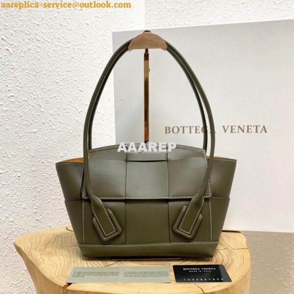 Replica Bottega Veneta BV Arco 33 Bag In French Calf 575943 Matcha