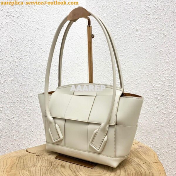 Replica Bottega Veneta BV Arco 33 Bag In French Calf 575943 White 3