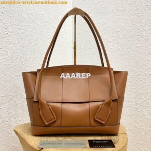 Replica Bottega Veneta BV Arco 48 Bag In French Calf 575941 Brown