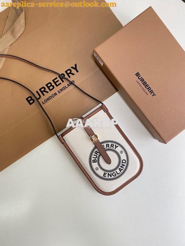 Replica Burberry canvas Phone Case with Strap 80267361 4