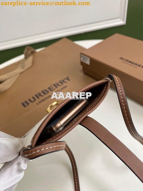 Replica Burberry canvas Phone Case with Strap 80267361 11