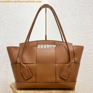 Replica Bottega Veneta BV Arco 56 Bag In French Calf 573400 Brown 2