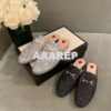 Replica Gucci Princetown Leather Slipper 423513 Black 2