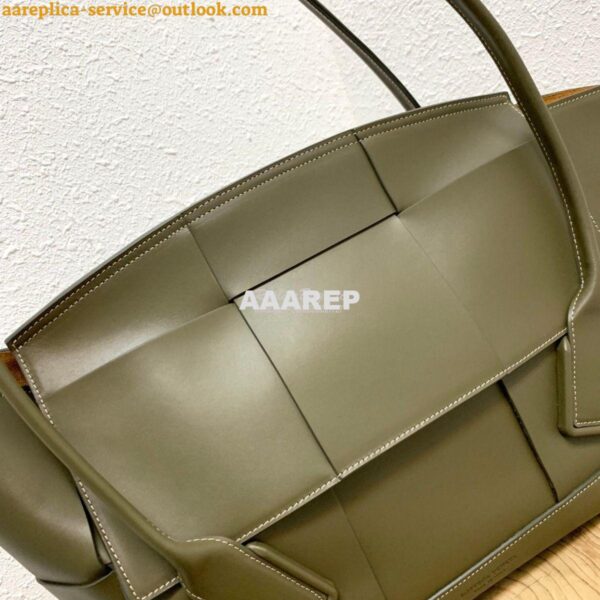 Replica Bottega Veneta BV Arco 56 Bag In French Calf 573400 Kaki 5