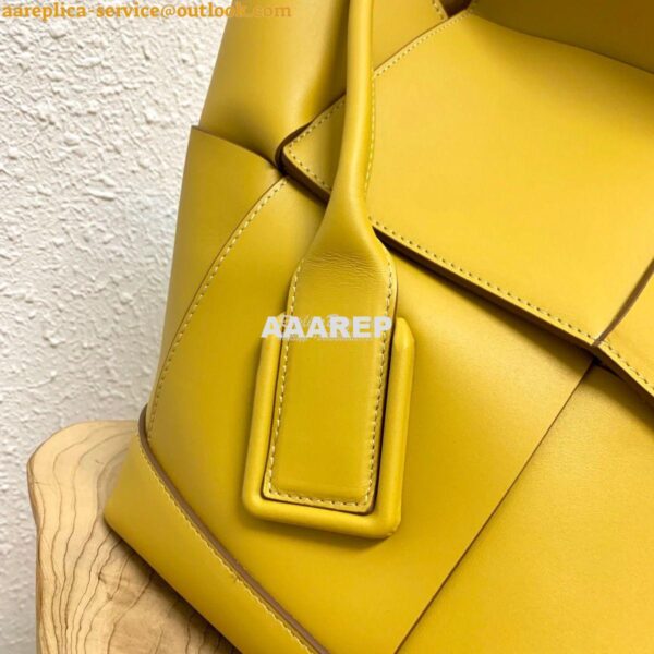 Replica Bottega Veneta BV Arco 56 Bag In French Calf 573400 Yellow 4