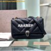 Replica Bvlgari Serpenti Cabochon Small Shoulder Bag 287993 Onyx Metal