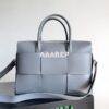 Replica Bottega Veneta BV Arco Briefcase Intreccio leather 680120 Blac 2