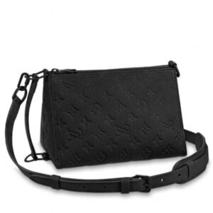 Replica Louis Vuitton Triangle Messenger Monogram Taurillon M55878