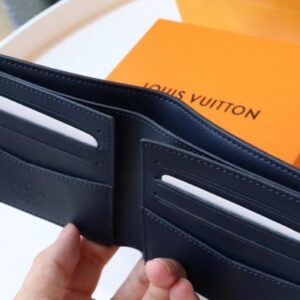 Replica Louis Vuitton Slender Wallet Ink Watercolor Leather M80464 2