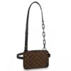 Replica Louis Vuitton Triangle Messenger Monogram Tuffetage M45078 2