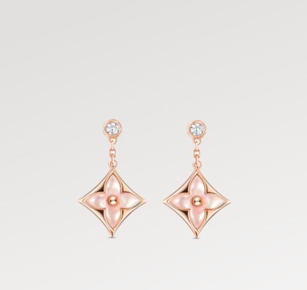 Replica Louis Vuitton COLOR BLOSSOM BB STAR EAR STUDS Q96667