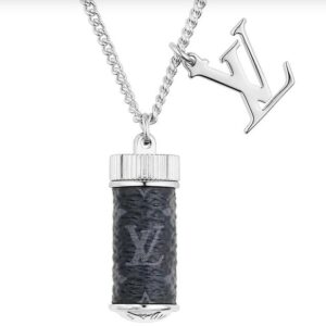 Replica Louis Vuitton MONOGRAM ECLIPSE CHARMS NECKLACE M63641 2