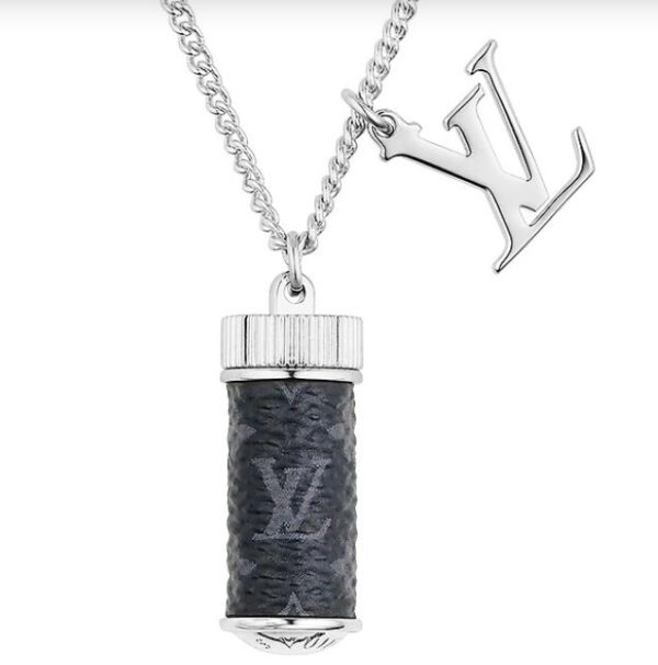 Replica Louis Vuitton MONOGRAM ECLIPSE CHARMS NECKLACE M63641 2