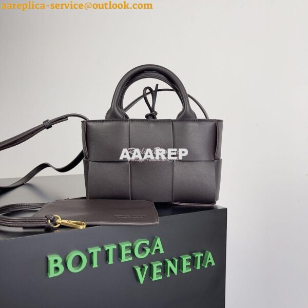 Replica Bottega Veneta BV Candy Arco Tote Bag 729029 chocolate