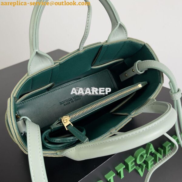 Replica Bottega Veneta BV Candy Arco Tote Bag 729029 light green 9