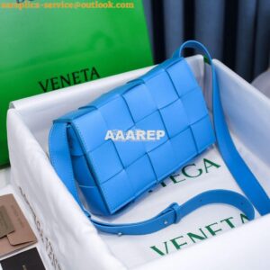 Replica Bottega Veneta BV Cassette Bag in Maxi Intreccio Bag 578004 Bl 2