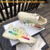 Replica Gucci Women Men's Rhyton Leather Sneaker with Gucci Worldwide