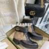 Replica Gucci Women's Ankle Boot With Double G 670397 Black