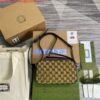 Replica Gucci 447632 GG Marmont Multicolor Small Shoulder bag Purple and Green