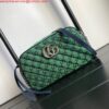 Replica Gucci 447632 GG Marmont Multicolour Small Shoulder Bag Purple 2