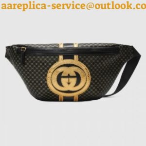 Replica Gucci Black Gucci-Dapper Dan Belt Bag 2